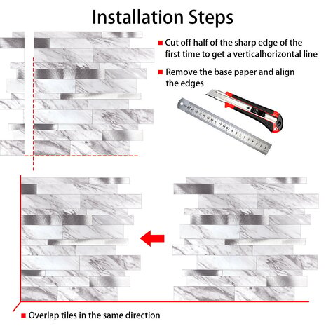 Oppio Wit marmerlook Natuursteen ALU Wildverband - Zelfklevend Mozaiek 303x298x4mm Oppio Wit marmerlook Natuursteen ALU Wildverband - Zelfklevend Mozaiek 303x298x4mm