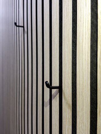 MODERN - Jashaak voor Akupanel - Mat Zwart ( Inclusief Schroeven )