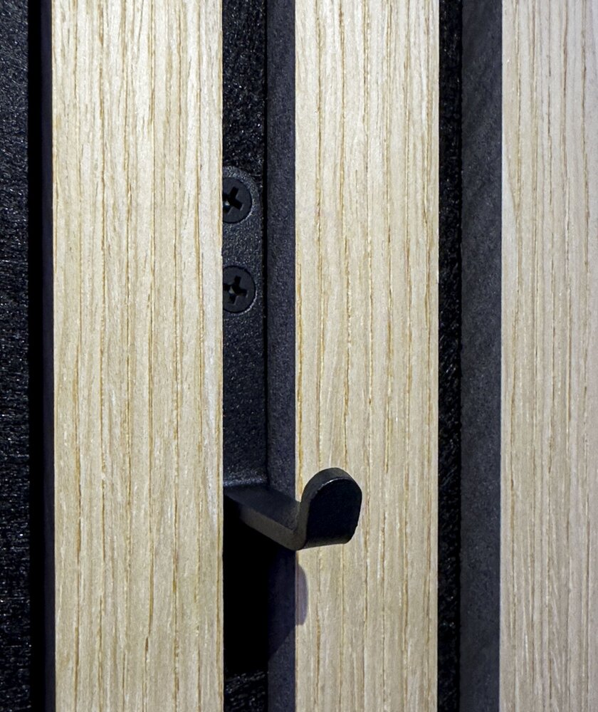 MODERN - Jashaak voor Akupanel - Mat Zwart ( Inclusief Schroeven )