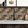 Oppio Koper XL Taupe Grijs METRO - Zelfklevend Mozaiek 30.5x30.5x4mm Oppio Koper XL Taupe Grijs METRO - Zelfklevend Mozaiek 30.5x30.5x4mm
