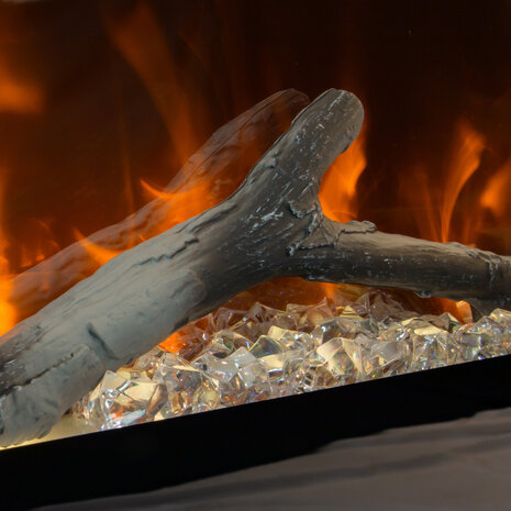 Oppio Paris - 127 CM INBOUW Elektrische Sfeerhaard MET VERWARMING + WIFI + APP FUNCTIE