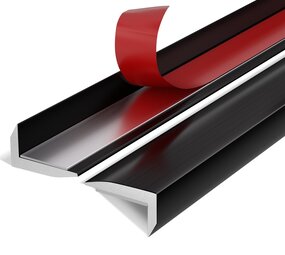 Oppio Eindprofiel tbv. Zelfklevend mozaiek ZWART Oppio Eindprofiel tbv. Zelfklevend mozaiek ZWART