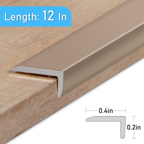 Oppio Eindprofiel tbv. Zelfklevend mozaiek GOUD Oppio Eindprofiel tbv. Zelfklevend mozaiek GOUD