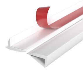 Oppio Eindprofiel tbv. Zelfklevend mozaiek WIT Oppio Eindprofiel tbv. Zelfklevend mozaiek WIT