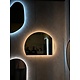 Oppio DECO - 60 CM ( Randloos ) Halfrond Toilet / Badkamerspiegel met verlichting Oppio DECO - 60 CM ( Randloos ) Halfrond Toilet / Badkamerspiegel met verlichting