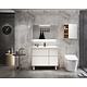 Oppio VANITY Spiegelkast 80x60 ( RANDLOOS ) Badkamerspiegel met verlichtin
