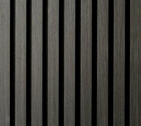 Oppio €25 PER PANEEL - 60x260 cm ZWART Eiken akoestische wand panel