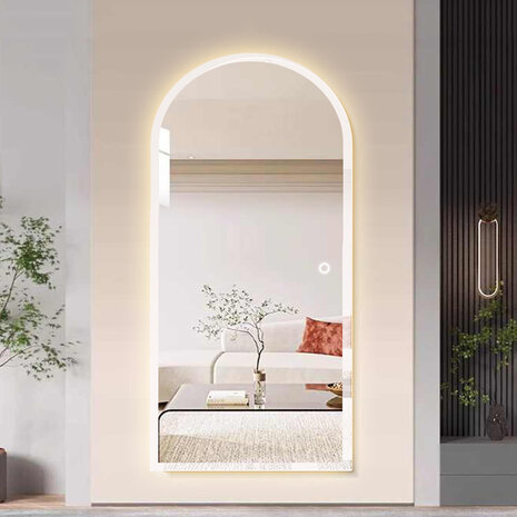 Oppio TUBA XXL Randloos Spiegel 100×180 tbv Woonkamer / Badkamer met Verlichting Oppio TUBA XXL Randloos Spiegel 100×180 tbv Woonkamer / Badkamer met Verlichting