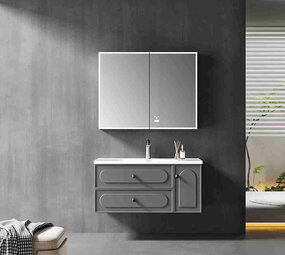 Oppio ZEYN Spiegelkast 80×70 Badkamerspiegel met verlichting