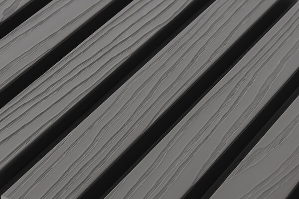 Oppio €20.99 Per Stuk - SILVER GREY - Zwarte strepen - Gevelbekleding – Composiet | 290 x 22 cm | Gevel | Tuin Oppio €20.99 Per Stuk - SILVER GREY - Zwarte strepen - Gevelbekleding – Composiet | 290 x 22 cm | Gevel | Tuin