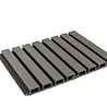 Oppio €20.99 Per Stuk - SILVER GREY - Zwarte strepen - Gevelbekleding – Composiet | 290 x 22 cm | Gevel | Tuin Oppio €20.99 Per Stuk - SILVER GREY - Zwarte strepen - Gevelbekleding – Composiet | 290 x 22 cm | Gevel | Tuin
