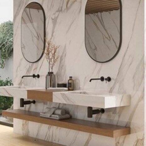 Oppio €37 PER PANEEL - 120x280x0,3 cm - PVC Wandpaneel Calacatta Gold Hoogglans Oppio €37 PER PANEEL - 120x280x0,3 cm - PVC Wandpaneel Calacatta Gold Hoogglans