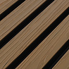 Oppio €20.99 Per Stuk - TEAK - Zwarte strepen - Gevelbekleding – Composiet | 290 x 22 cm | Gevel | Tuin | 3D Houtnerf Oppio €20.99 Per Stuk - TEAK - Zwarte strepen - Gevelbekleding – Composiet | 290 x 22 cm | Gevel | Tuin | 3D Houtnerf