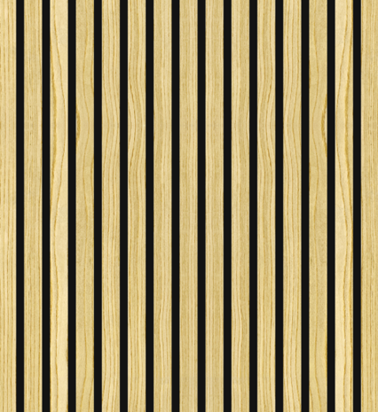 Oppio €25 PER PANEEL - 60x260 cm LICHT EIKEN BEIGE  akoestische wand panelen