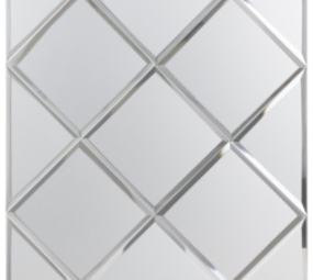 Oppio SIlver Glass Mat - Zelfklevend Mozaiek 300x300x4mm