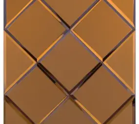 Oppio COPPER Glass Mat- Zelfklevend Mozaiek 300x300x4mm