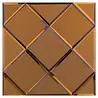 Oppio COPPER Glass Mat - Zelfklevend Mozaiek 300x300x4mm Oppio COPPER Glass Mat - Zelfklevend Mozaiek 300x300x4mm