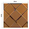 Oppio COPPER Glass Mat - Zelfklevend Mozaiek 300x300x4mm Oppio COPPER Glass Mat - Zelfklevend Mozaiek 300x300x4mm