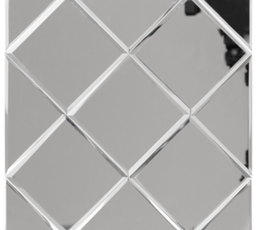 Oppio Silver Glass - Zelfklevend Mozaiek 300x300x4mm