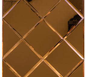 Oppio COPPER Glass  - Zelfklevend Mozaiek 300x300x4mm