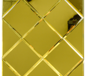 Oppio GOLD Glass - Zelfklevend Mozaiek 300x300x4mm