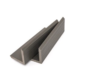 Oppio SILVER GREY - HOEKPROFIEL 290x5x5 cm WPC ( 360° volledig bedekkende beschermlaag ) Oppio SILVER GREY - HOEKPROFIEL 290x5x5 cm WPC ( 360° volledig bedekkende beschermlaag )