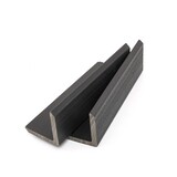 Oppio BLACK - HOEKPROFIEL 290x5x5 cm WPC ( 360° volledig bedekkende beschermlaag )