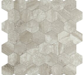 Oppio XL Stone Taupe HEXAGON - Zelfklevend Mozaïek 290x288mm Oppio XL Stone Taupe HEXAGON - Zelfklevend Mozaïek 290x288mm