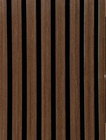Oppio Sample - WENGE akoestische wand panelen lattenwand