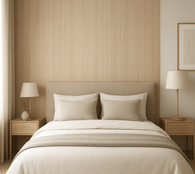 Oppio 120x280x0.5 cm - Houten Wandpaneel MERANTI