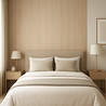 Oppio 120x280x0.8 cm - Houten Wandpaneel MERANTI