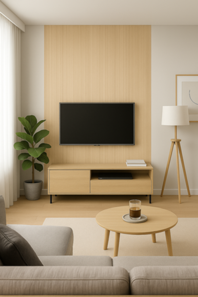 Oppio 120x280x0.8 cm - Houten Wandpaneel SANDSTONE OAK - MES  & GROEF