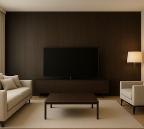 Oppio 120x280x0.5 cm - Houten Wandpaneel Graphite Grain Oppio 120x280x0.5 cm - Houten Wandpaneel Graphite Grain