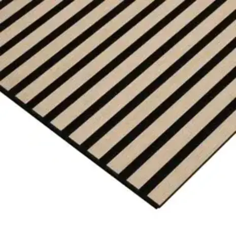 Lattenwand Silentless EIKEN 260 x 52,6 cm - akoestische wand panelen met Vilt