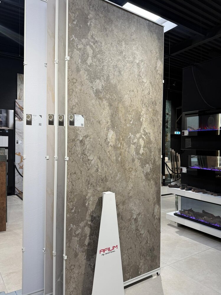 €54 PER PANEEL - 120x280x0,3 cm - PVC Wandpaneel RUSTY EARTH -  MAT