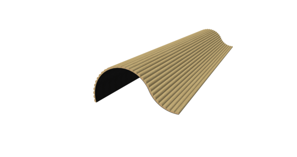 Oppio RONDE LATTEN - LICHT Eiken akoestische wand panelen lattenwand met Vilt