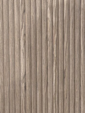 Oppio RONDE LATTEN - WALNOOT Eiken akoestische wand panelen lattenwand met Vilt