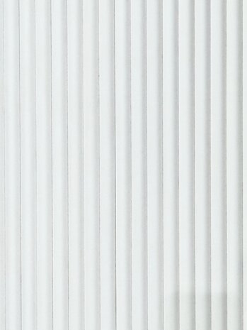 Oppio RONDE LATTEN - WIT Eiken akoestische wand panelen lattenwand met Vilt