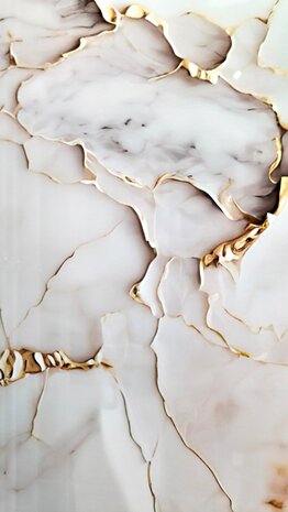 Oppio €37 PER PANEEL - 120x280x0,3 cm - PVC Wandpaneel Fantasy Gold -  Hoogglans