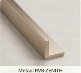 Oppio Buitenhoekprofiel  tbv. Bamboo Wandpanelen  - RVS ZENITH