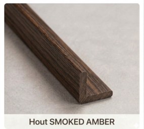 Oppio Buitenhoekprofiel tbv. Bamboo Wandpanelen - SMOKED AMBER