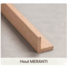 Oppio Buitenhoekprofiel  tbv. Bamboo Wandpanelen  - MERANTI