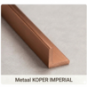 Buitenhoekprofiel  tbv. Bamboo Wandpanelen  - KOPER IMPERIAL