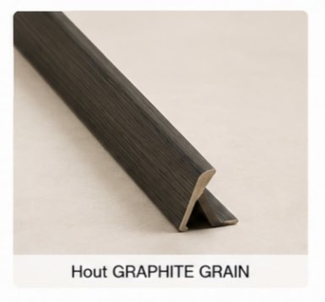 Oppio Buitenhoekprofiel  tbv. Bamboo Wandpanelen  - GRAPHITE GRAIN