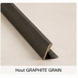 Oppio Buitenhoekprofiel  tbv. Bamboo Wandpanelen  - GRAPHITE GRAIN