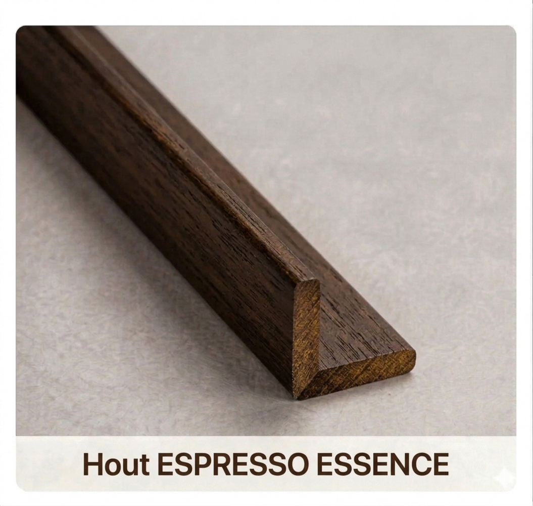 Oppio Buitenhoekprofiel  tbv. Bamboo Wandpanelen  - ESPRESSO ESSENCE