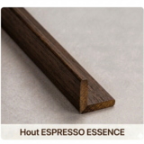 Oppio Buitenhoekprofiel  tbv. Bamboo Wandpanelen  - ESPRESSO ESSENCE