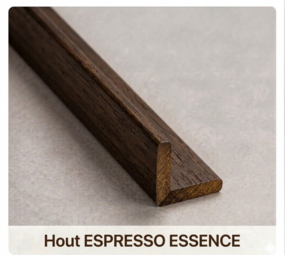 Oppio Buitenhoekprofiel  tbv. Bamboo Wandpanelen  - ESPRESSO ESSENCE
