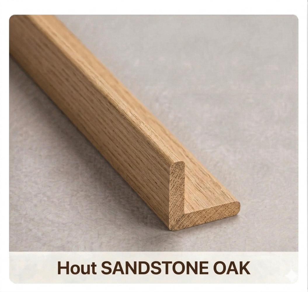 Oppio Buitenhoekprofiel  tbv. Bamboo Wandpanelen  - SANDSTONE OAK