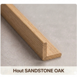 Oppio Buitenhoekprofiel  tbv. Bamboo Wandpanelen  - SANDSTONE OAK